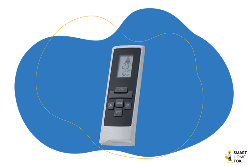 Die Fernbedienung der mobilen Klimaanlagen De´Longhi Pinguino